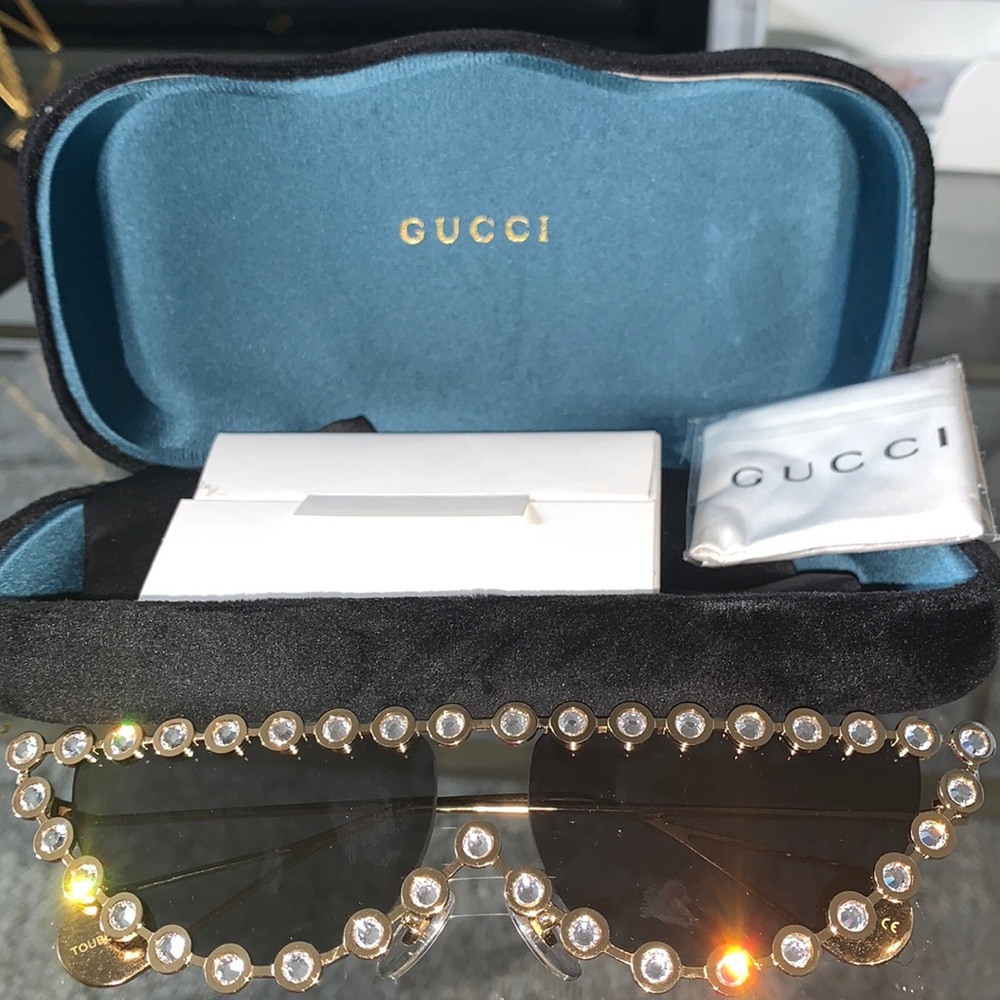 Gucci Sunglasses with bling details